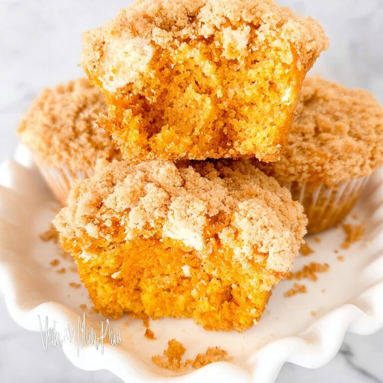 Pumpkin Muffins with Streusel Topping Recipe